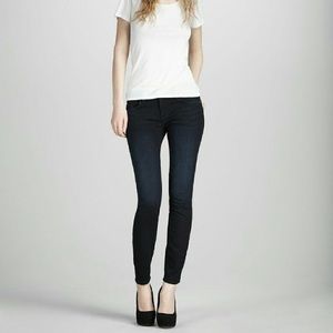 Current Elliott Stiletto Skinny Jeans in Black Book Wash, Size 26